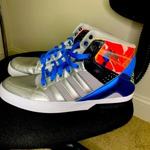 Adidas Hi Top Hard Court Multicolor Mens 10.5